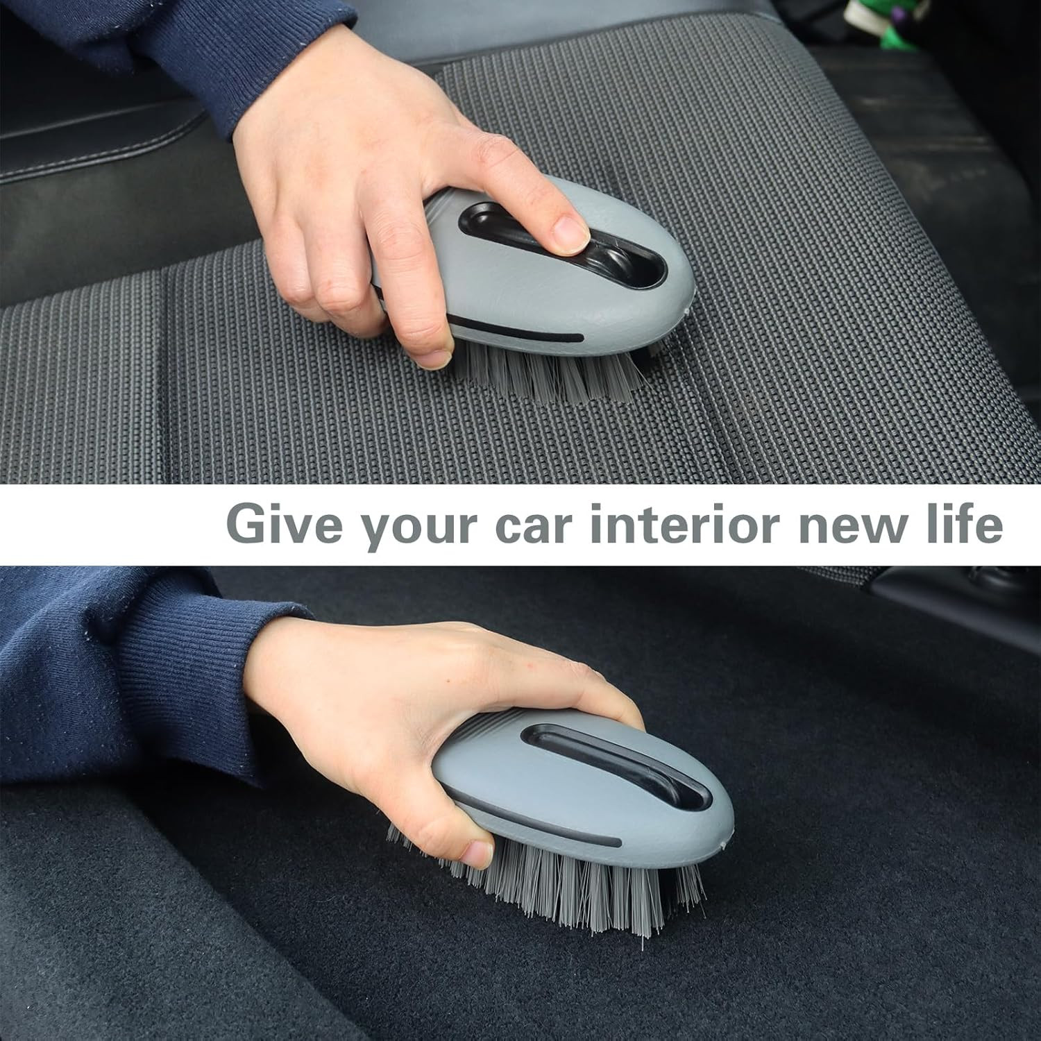 Carpet and Upholstery Cleaning Brush,Carpet Scrubber Soft Bristle Detailing Scru