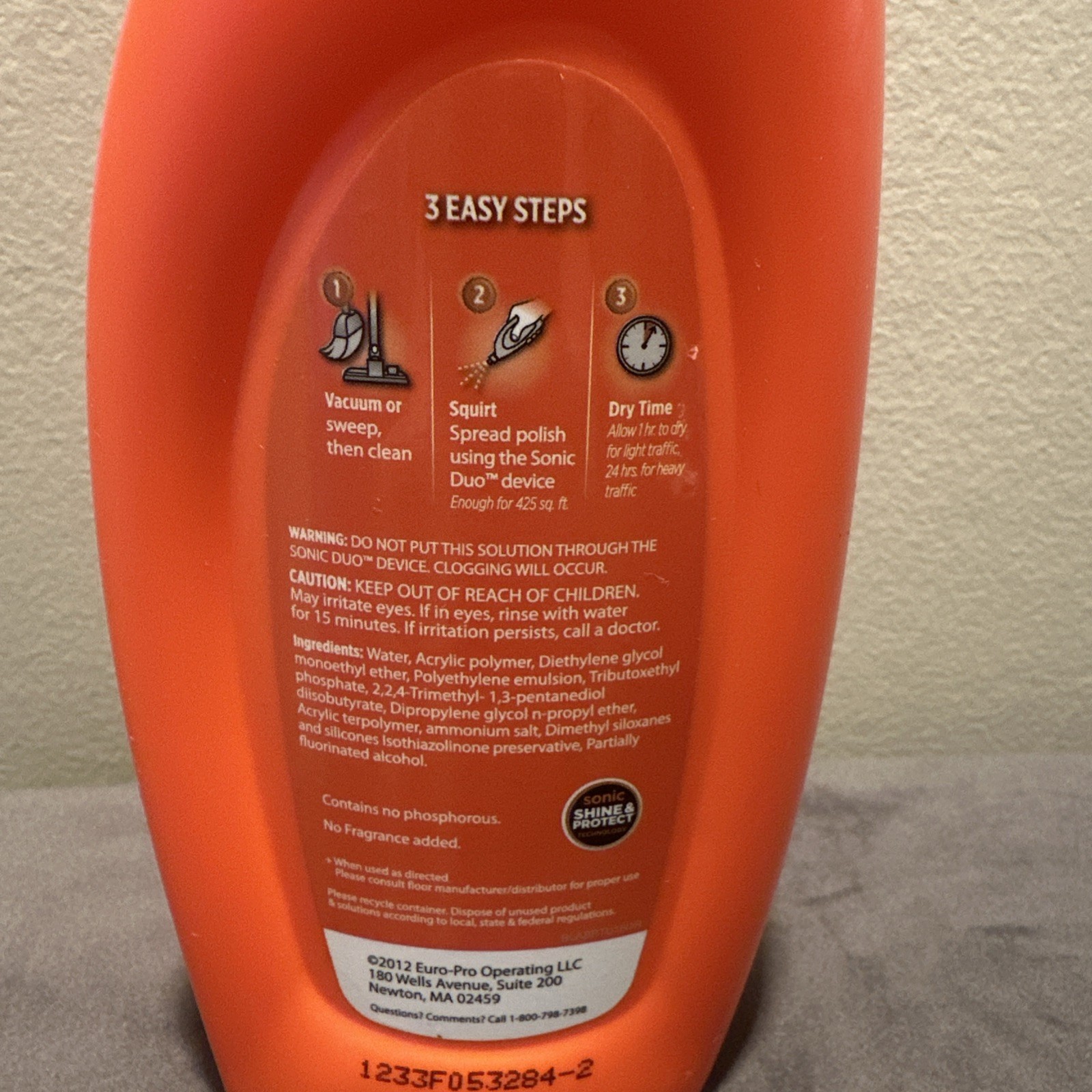 Shark Wood & Hard Floor Polish 16 floz High Gloss Wood Tile Stone Floors New