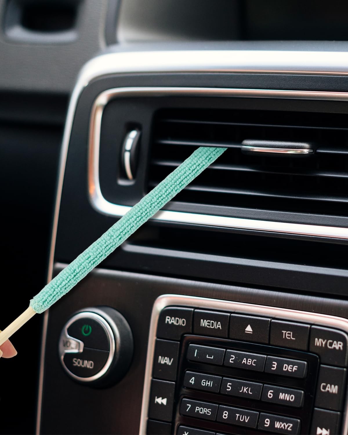 11 PCS Microfiber Detail Duster Sticks, Mini Duster Crevice Cleaning Tool for