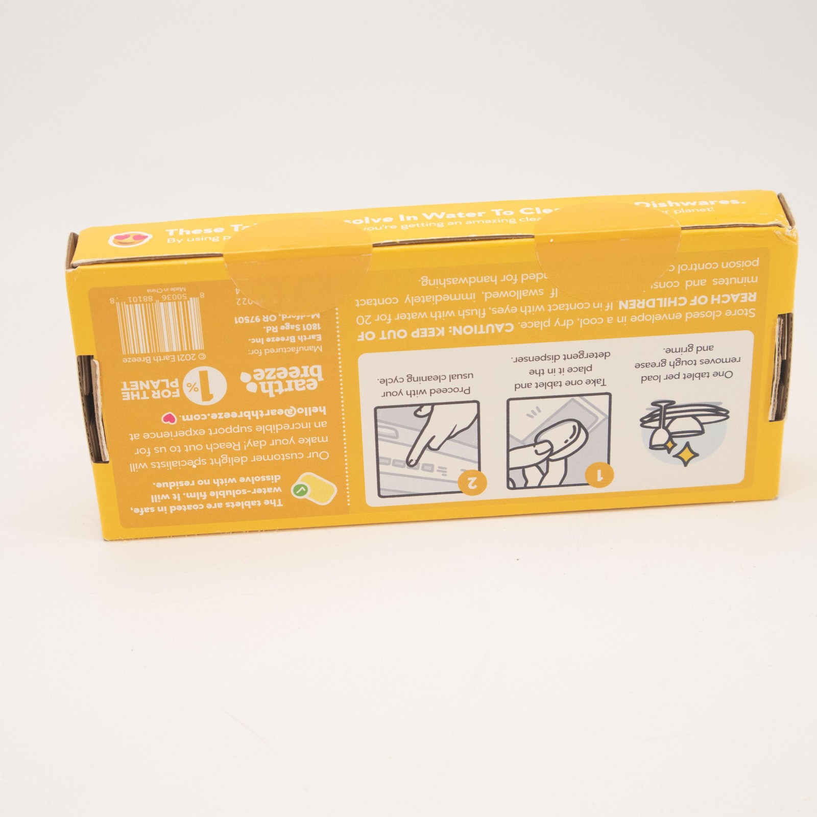 Earth Breeze Power Pebbles Dishwasher Tablets 2 Boxes 30 Ct per box Lemon Citrus