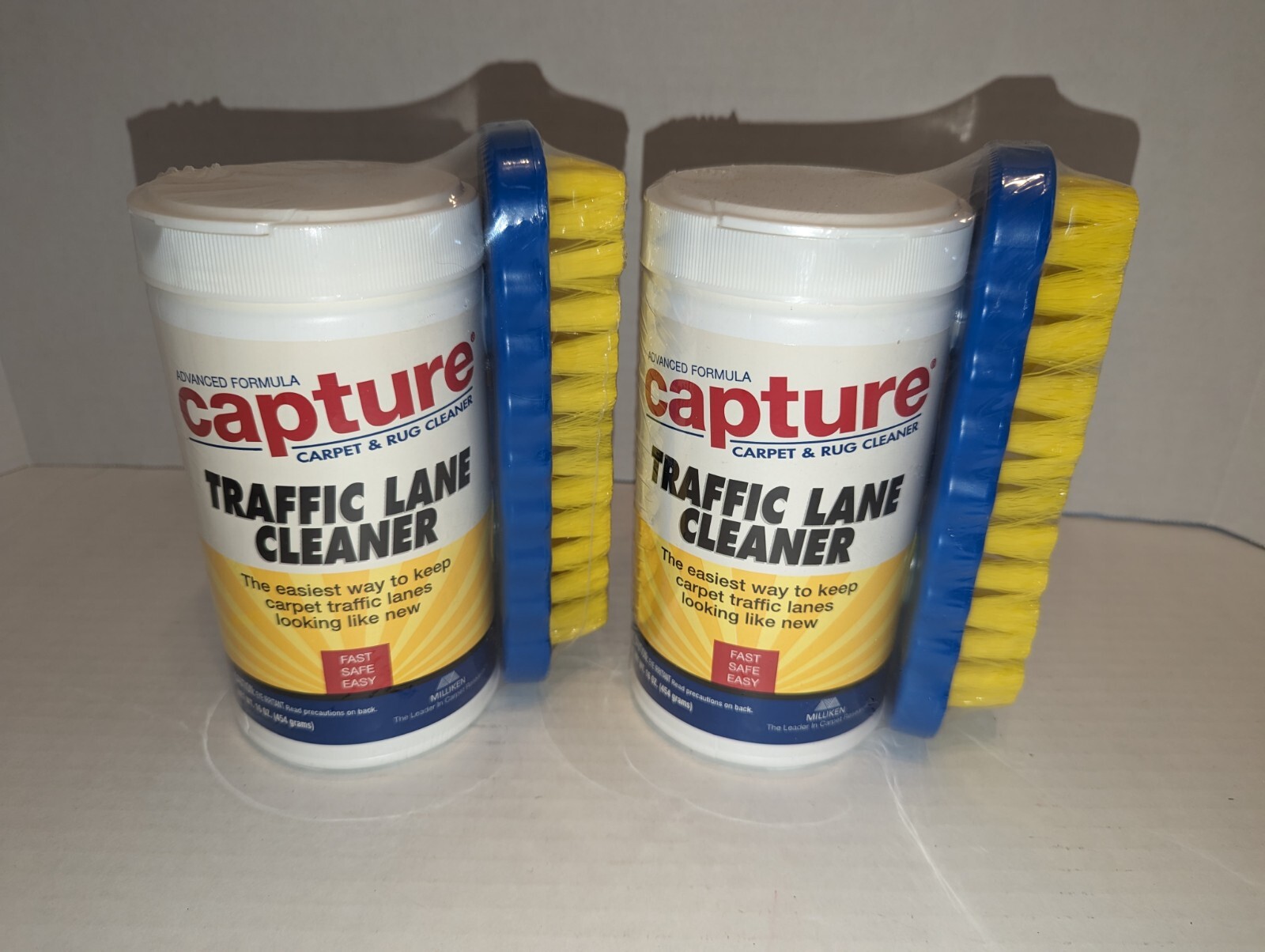 Capture Carpet And Rug Cleaner Traffic Lane Cleaner With Brush Lot Of Two