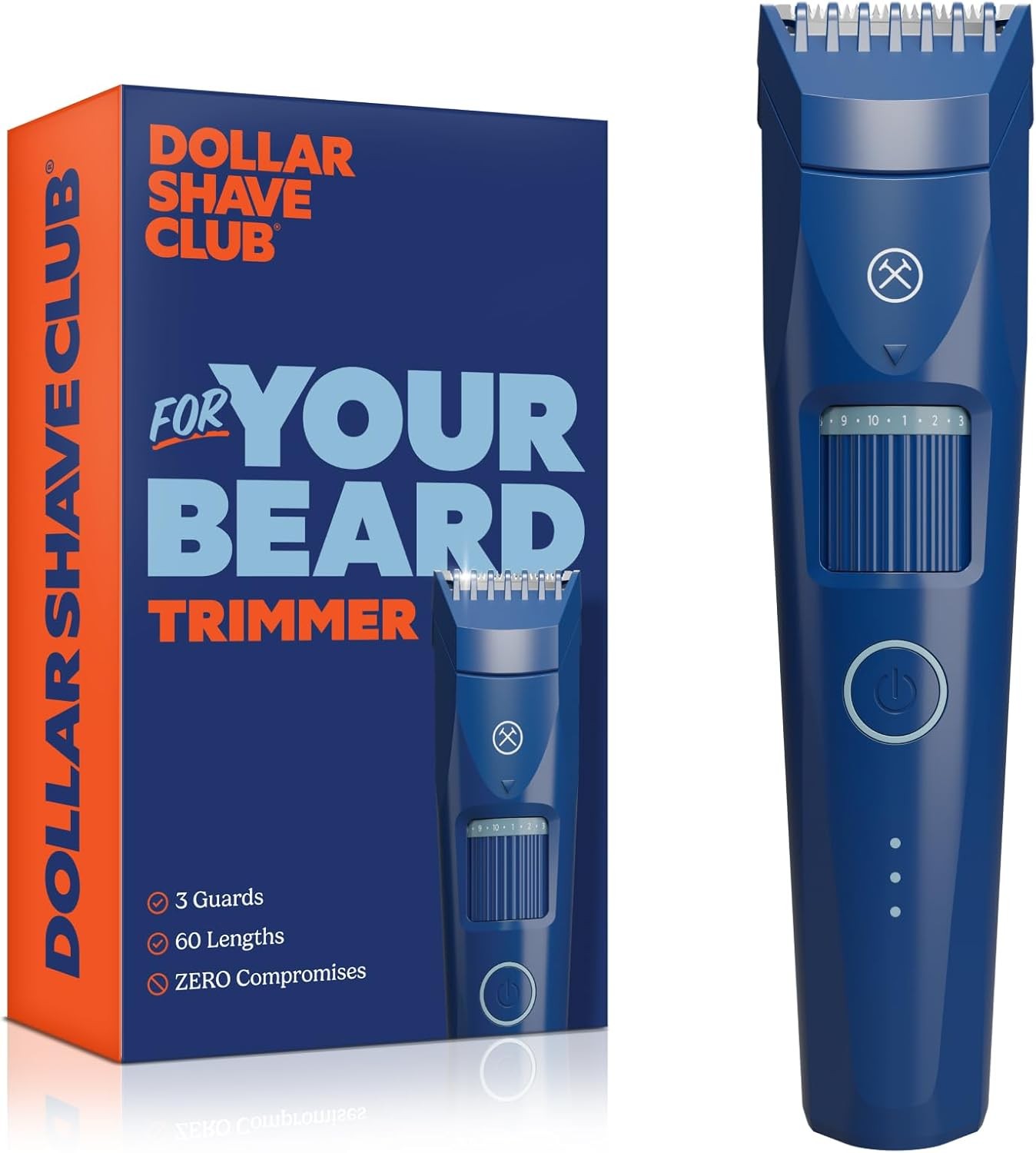 Dollar Shave Club | for Your Beard Trimmer | Shower Safe, Easy Length Adjustme