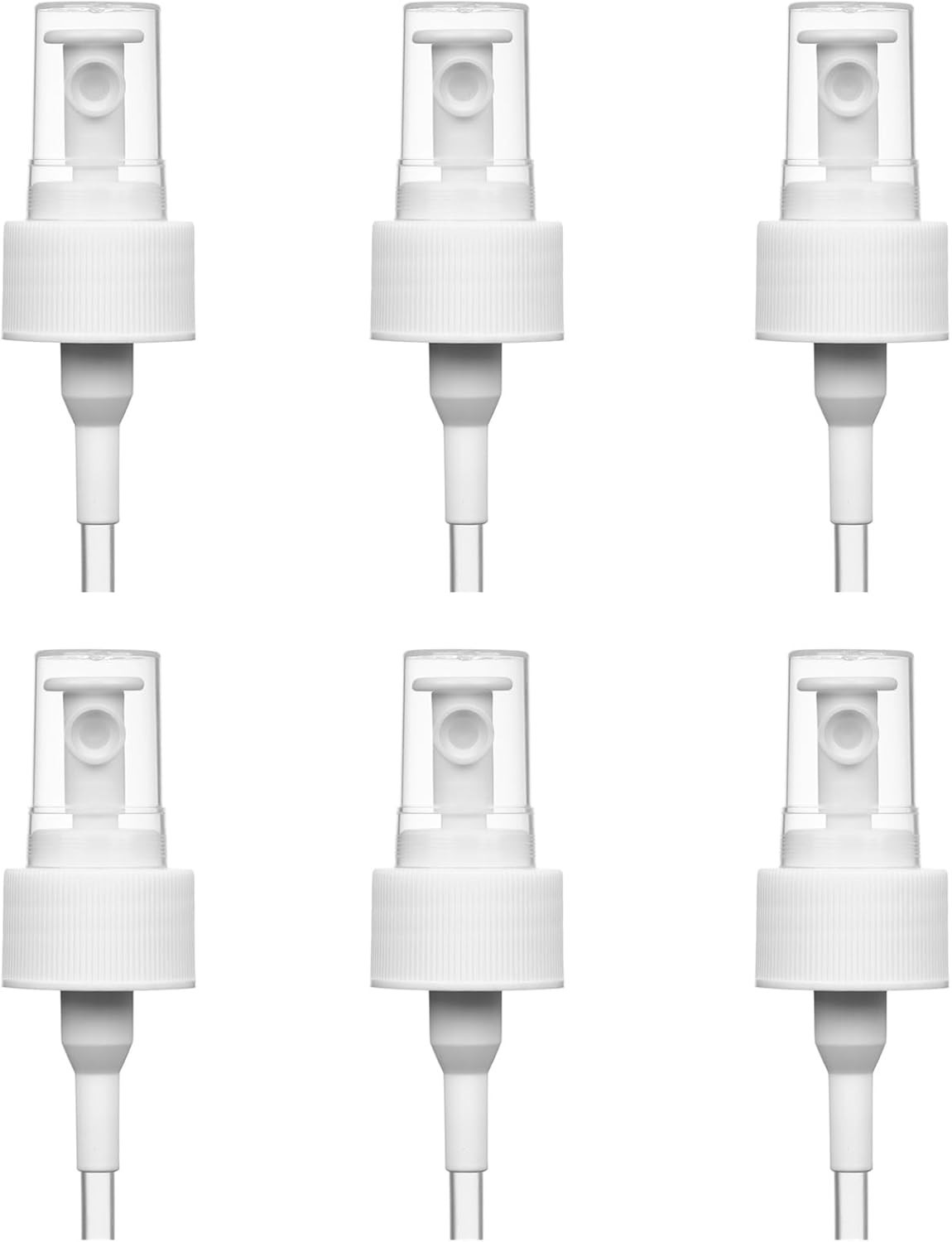 White Fine Mist Sprayer Pump with 7-5/8″ Dip Tube, 28mm 28-410 | Leakproof Repla