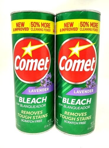 Comet Lavender Scented All Purpose Cleaning Powder with Bleach 21 oz 2 pack