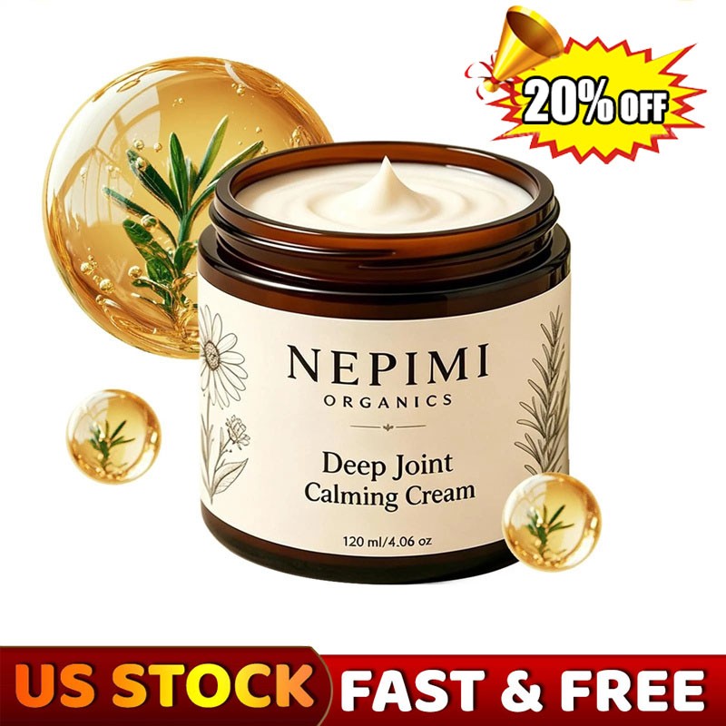 Nepimi Deep Joint Calming Cream, Moisturizing Massage Topical Body Cream 120ml
