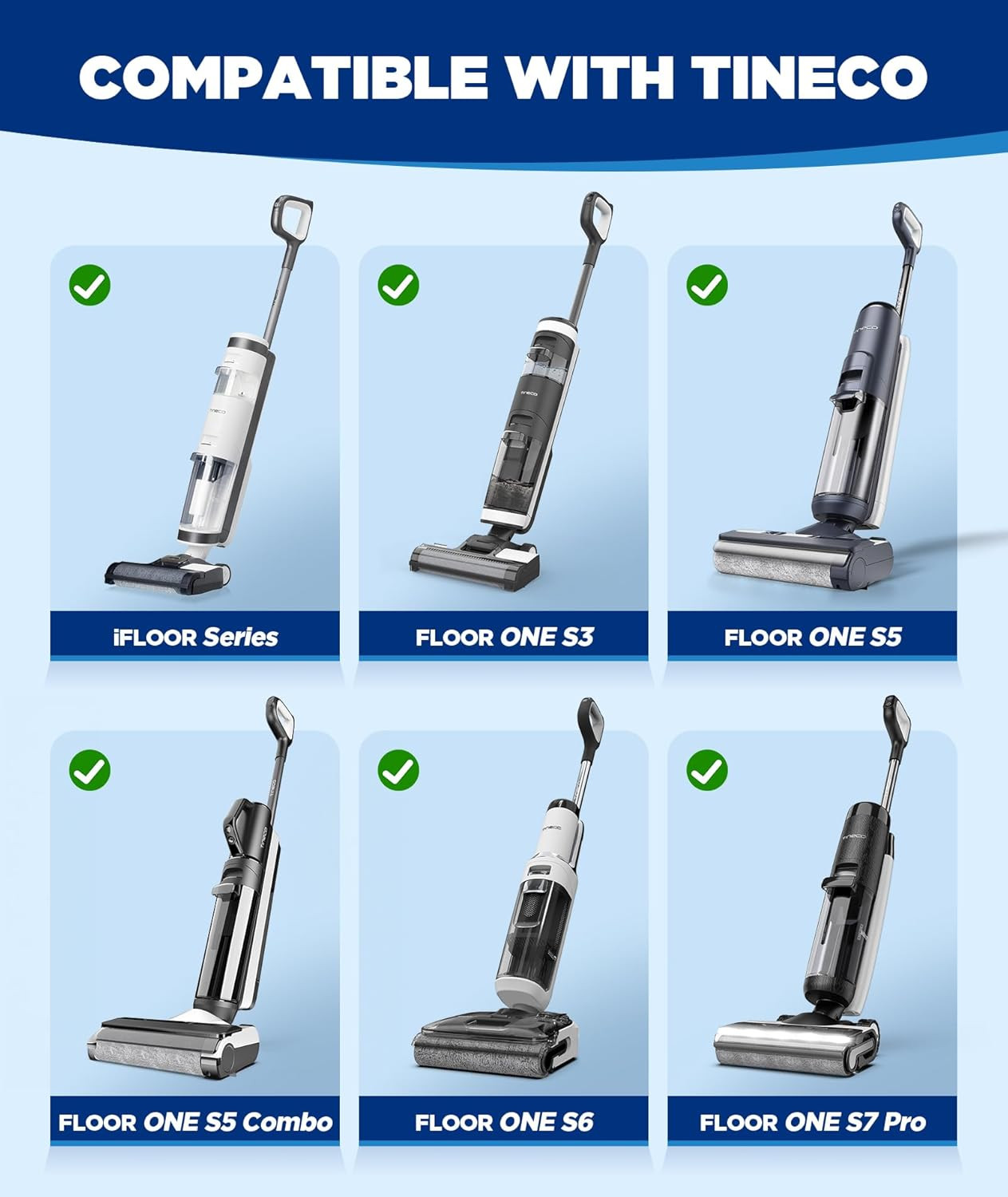 4X Power Floor Cleaning Solution Compatible with Tineco, Deionized Water Multi-H
