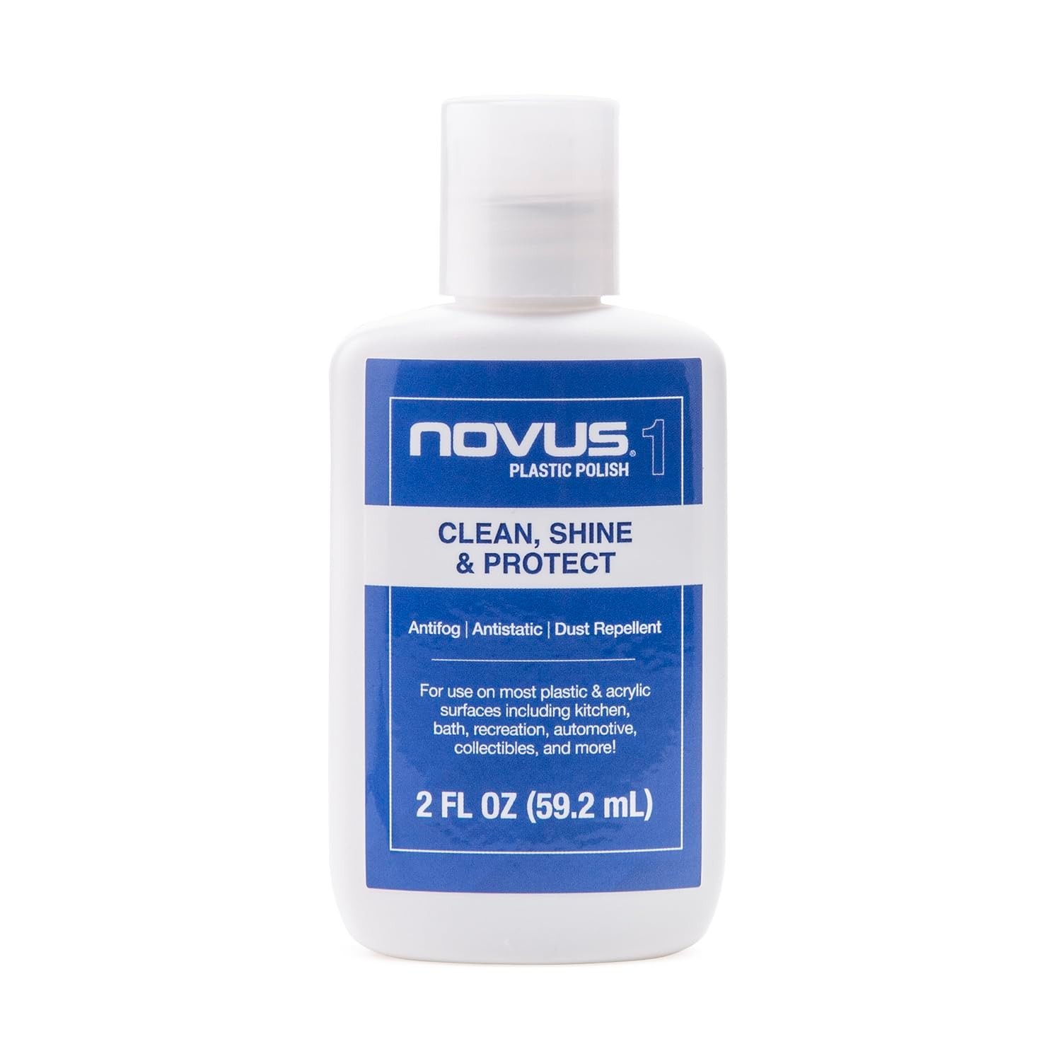 2oz Plastic Clean & Shine – Ultimate Scratch Remover for Windows and Shields