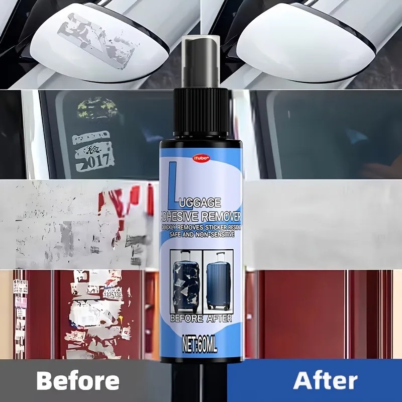 Best & Strong Sticker & Adhesive Residue Remover – Car, Labels & Travel Use