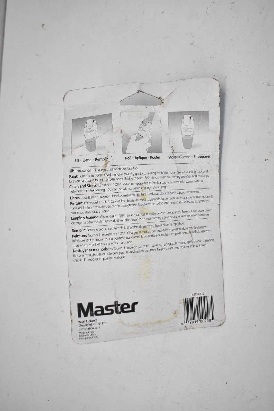 Master Wall Refresher Touch Up Painting Tool Covers Scuffs/Marks 557700130