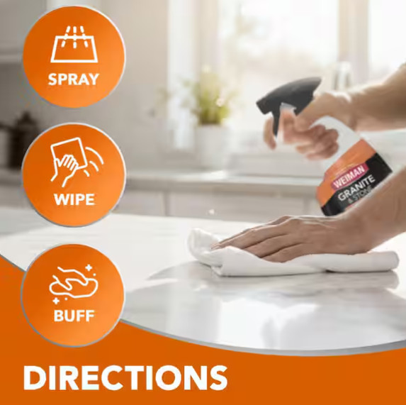 24 Oz. Granite and Stone 3-In-1 Clean Shine and Protect Countertop Polish