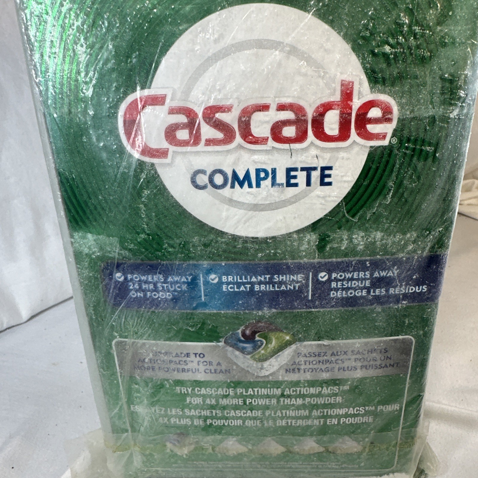 Cascade Complete Powder Dishwasher Detergent, Fresh Scent, 75 oz, White