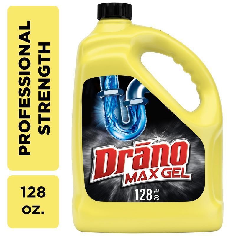 Max Gel Drain Clog Remover 128oz Professional Strength Fast Acting Cleaner New