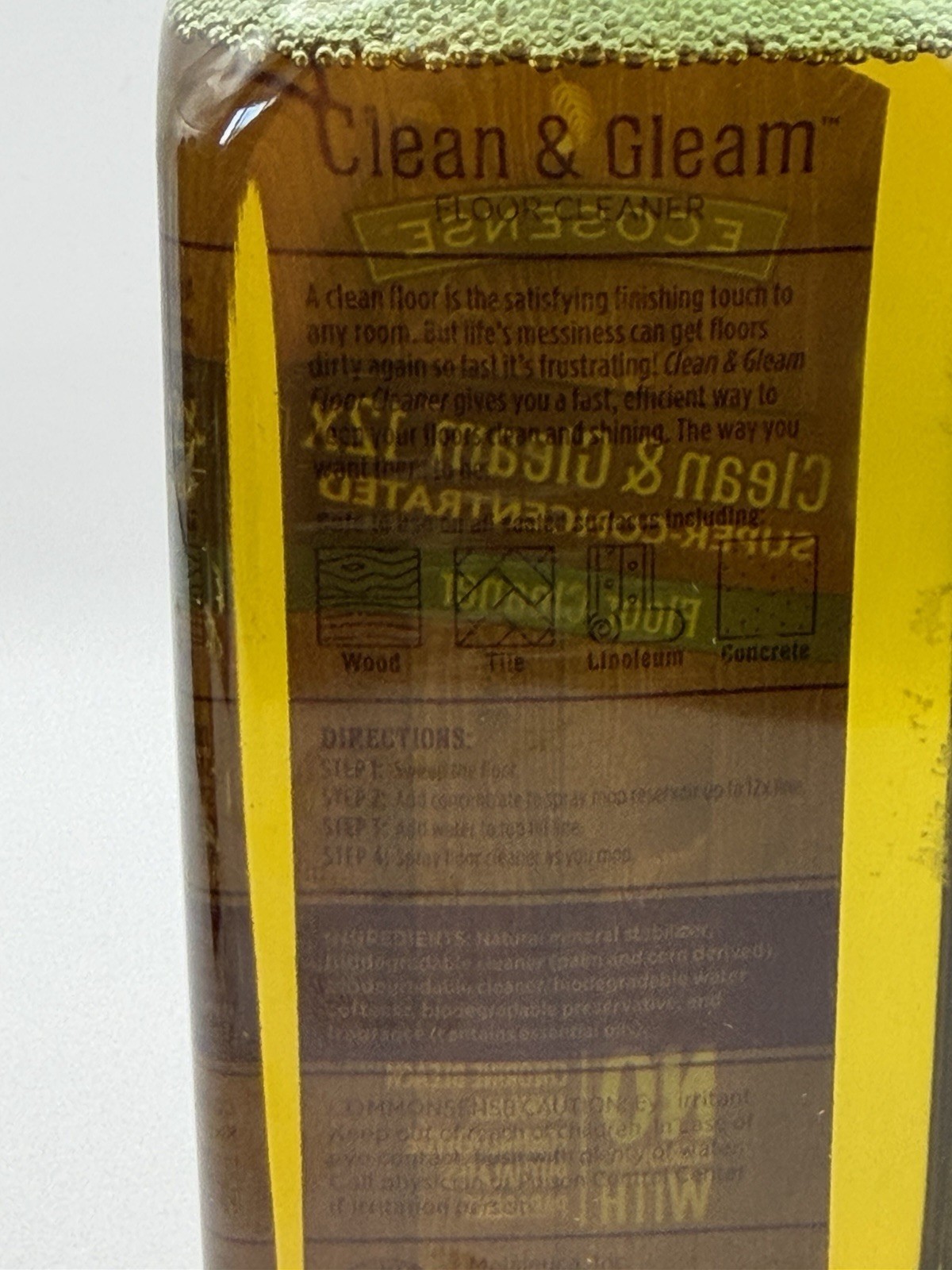 Melaleuca Ecosense Clean & Gleam 12X Super Concentrated Floor Cleaner 8Oz Sealed