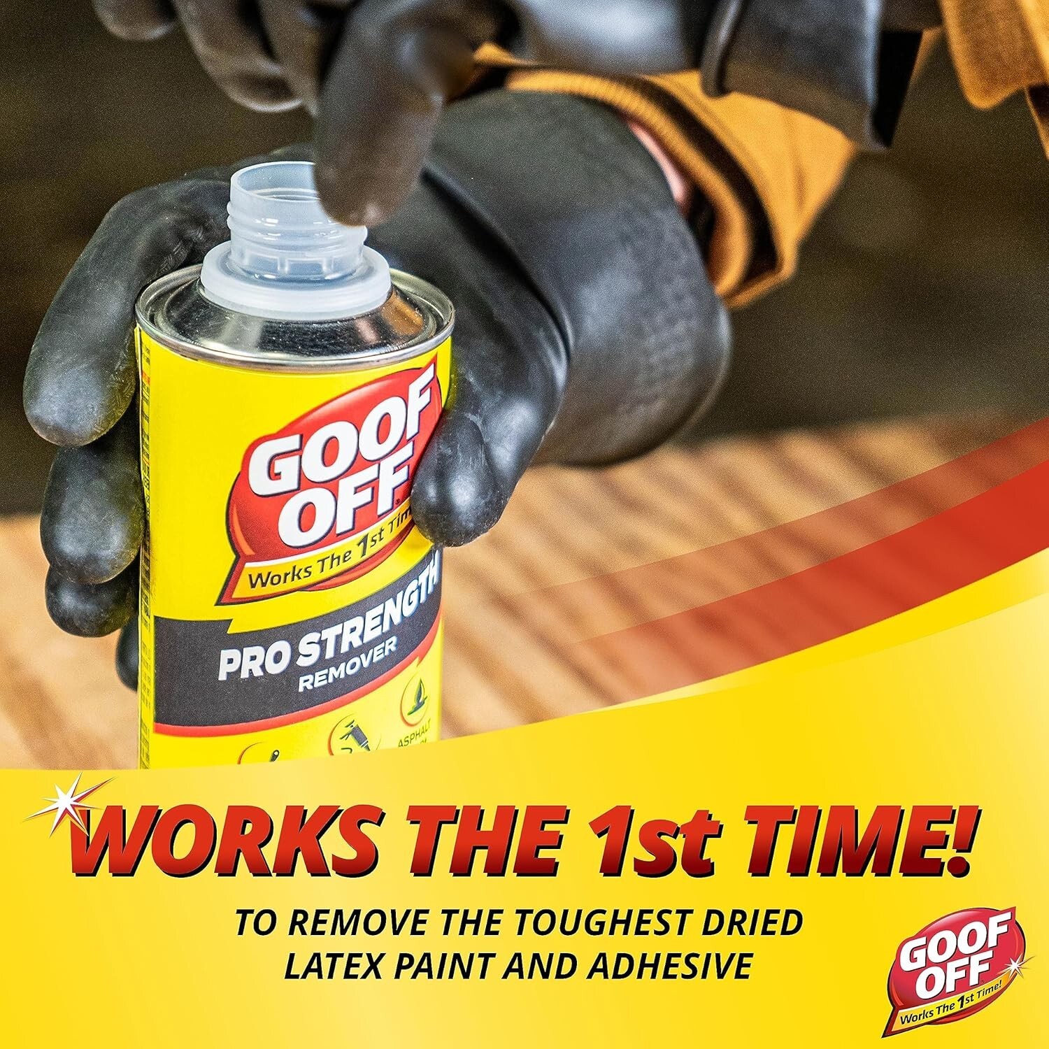 Goof Off FG653 Professional Pro Strength Paint & Graffiti Remover , 16 Ounce