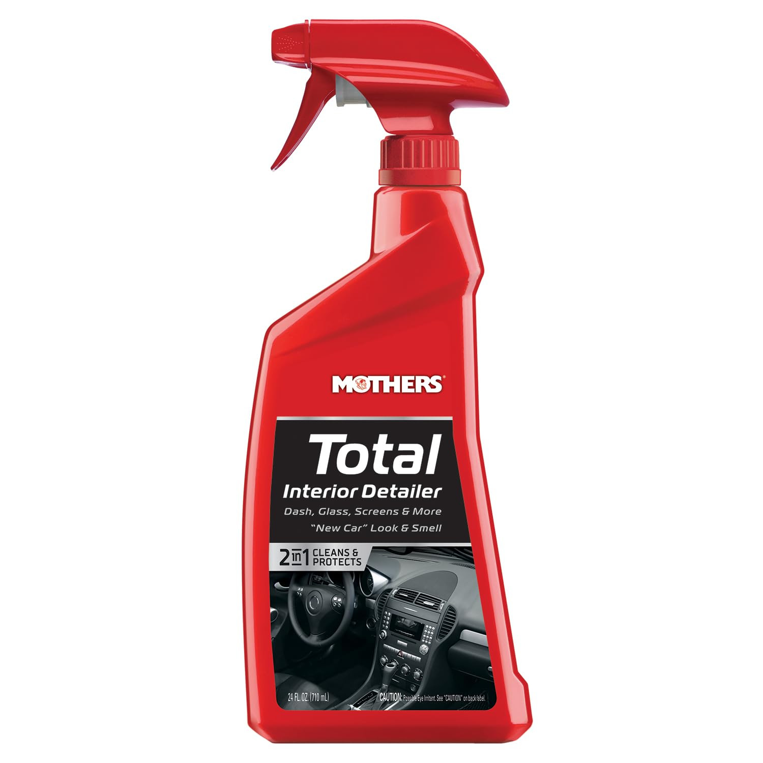 Mothers Total Interior Detailer 24 Fl Oz Ammonia Free Car Cleaner Spray