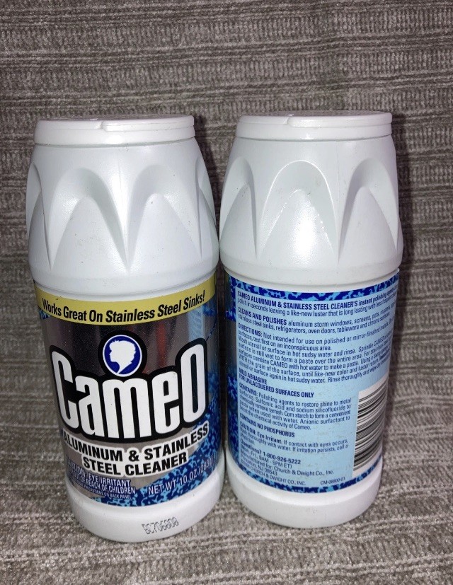 Cameo Aluminum Stainless Steel Cleaner Original Formula Discontinued 4 Pack 10oz