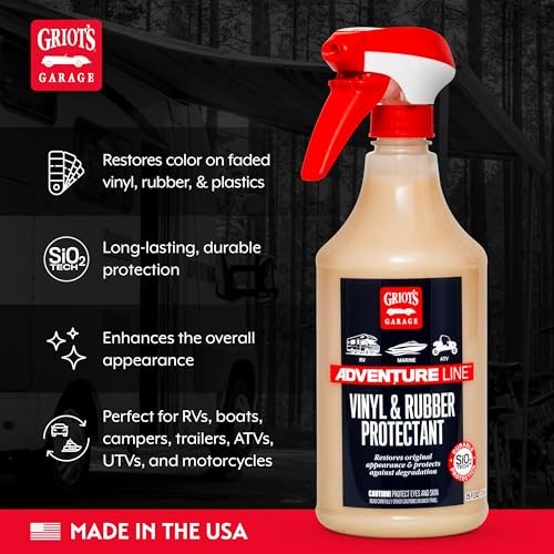 Vinyl and Rubber Protectant for RVs, Campers, Trailers, Boats, ATVs, 25oz