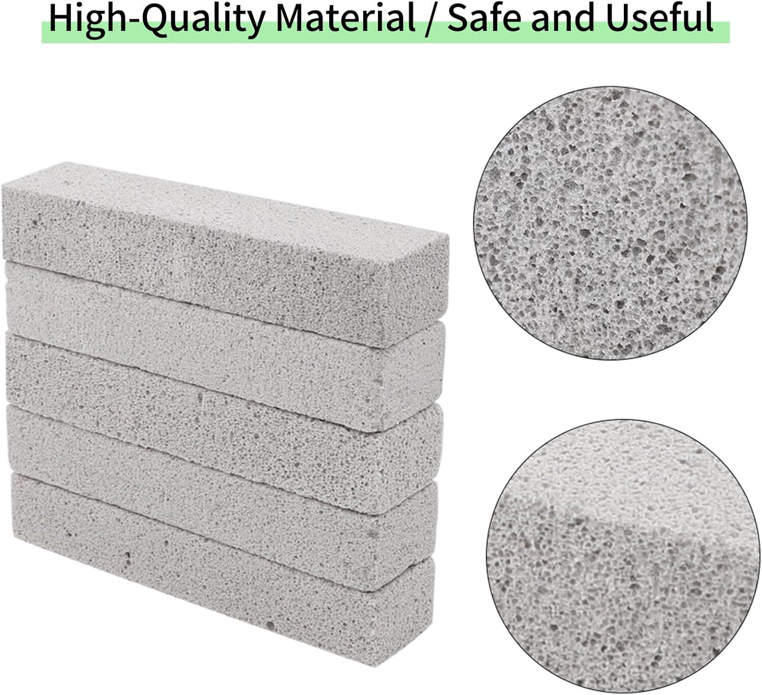 25 Pieces Pumice Stones for Toilet Cleaning Pumice Scouring Stick Remove Hard Wa