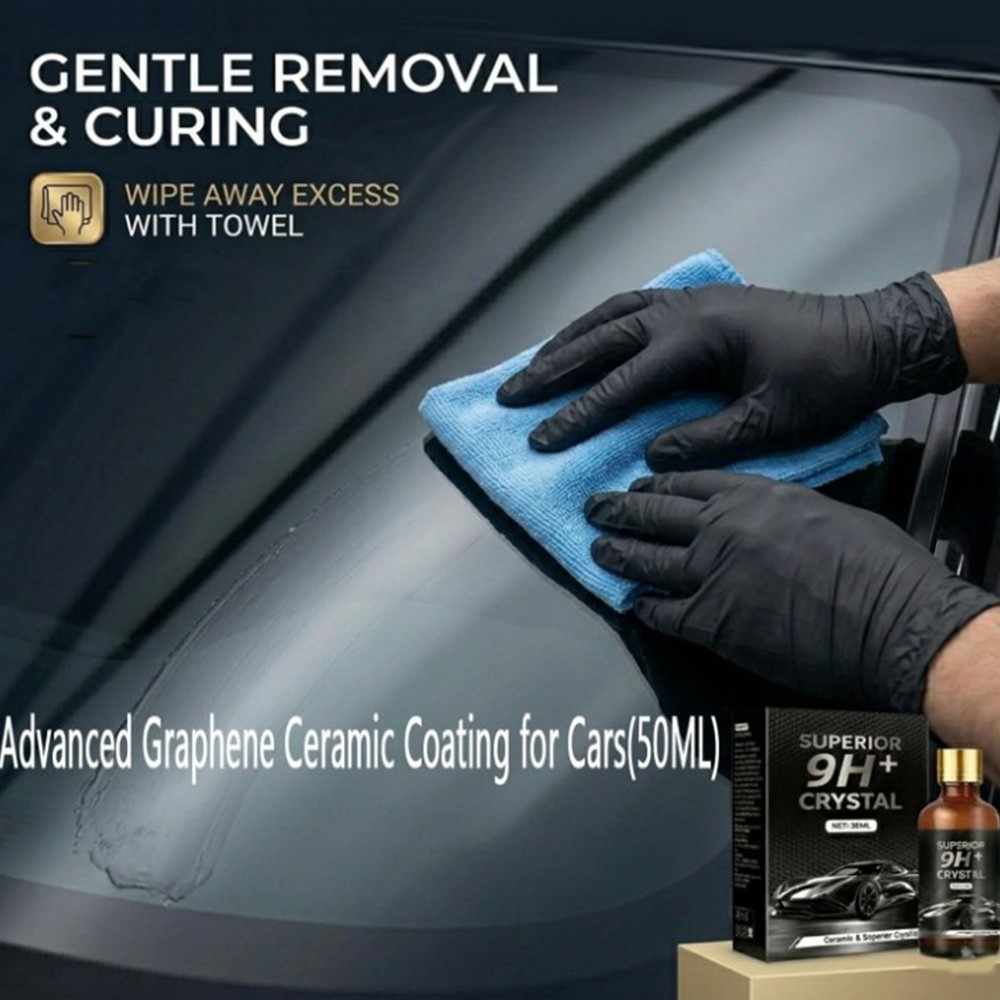 50ML Ceramic Car Coating Agent Kit – PTZ Crystal Serum, Advanced Ceramic Coating