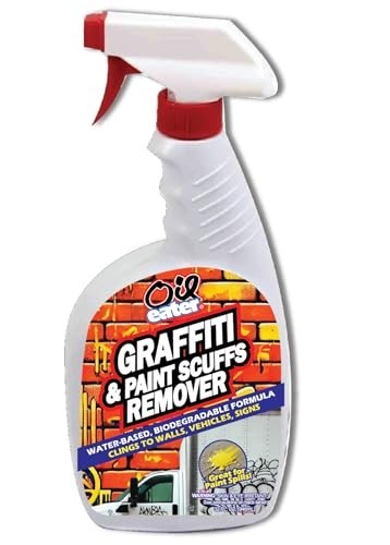 Powerful Graffiti & Paint Remover – Scuff, Overspray, Spills, Markers – Multi-Su