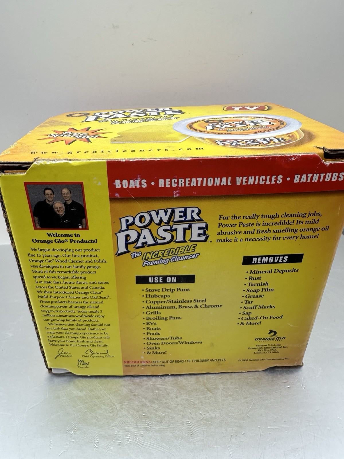Orange Clean Natural Orange Cleaning Power Paste 14 oz 28024 Brand New
