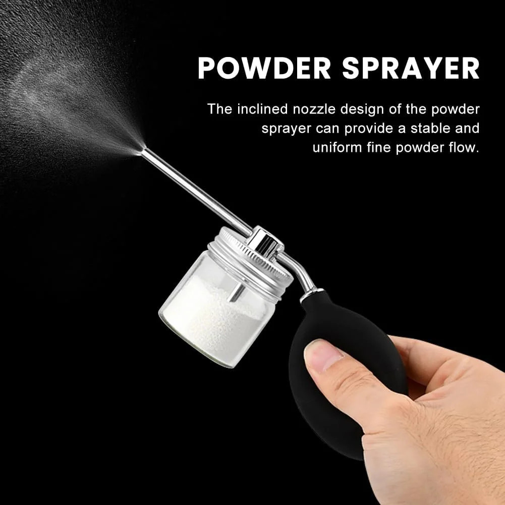 Diatomaceous Earth Powder Duster, Bulb Duster Garden Duster Applicator, Puffer D
