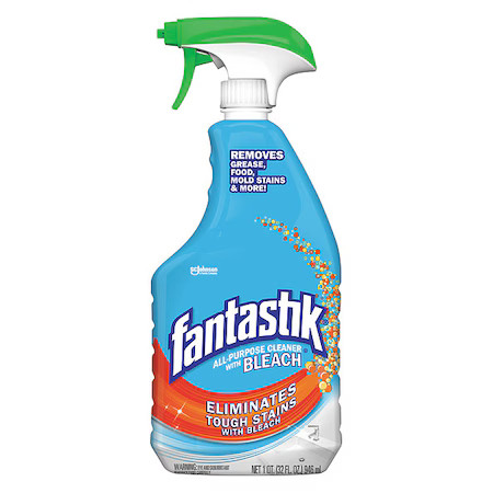 Fantastik 308685 All Purpose Cleaner With Bleach, Trigger Spray Bottle, 32 Oz,