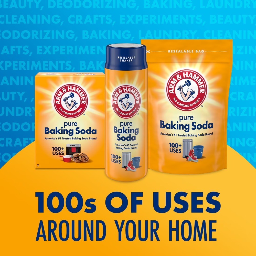 Pure Baking Soda for Baking Cleaning and Deodorizing Large 10.8 lb Bag for Pool