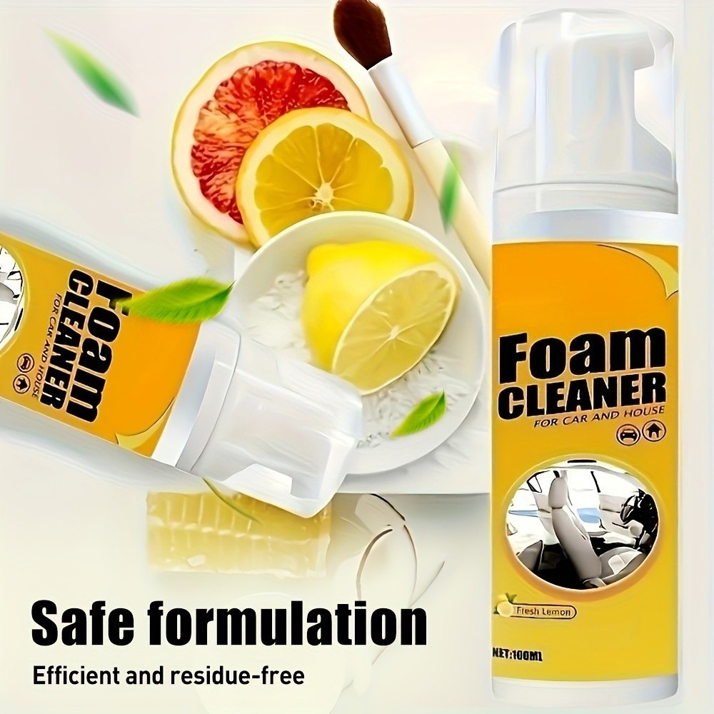 Multi-Functional Reliable Economical Compact 3Pcs Multi-purpose Car Foam Cleaner