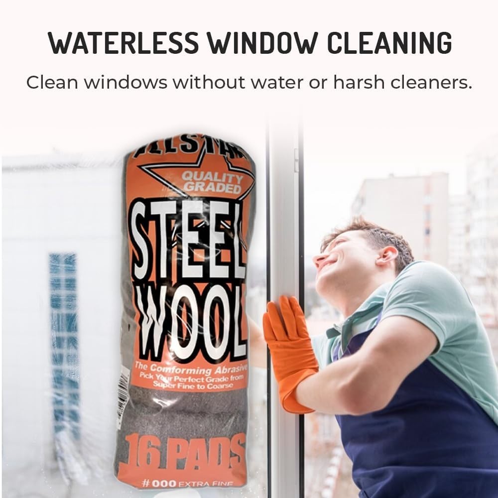 000 Extra Fine Steel Wool – Perfect for Surface Prep & Furniture Care