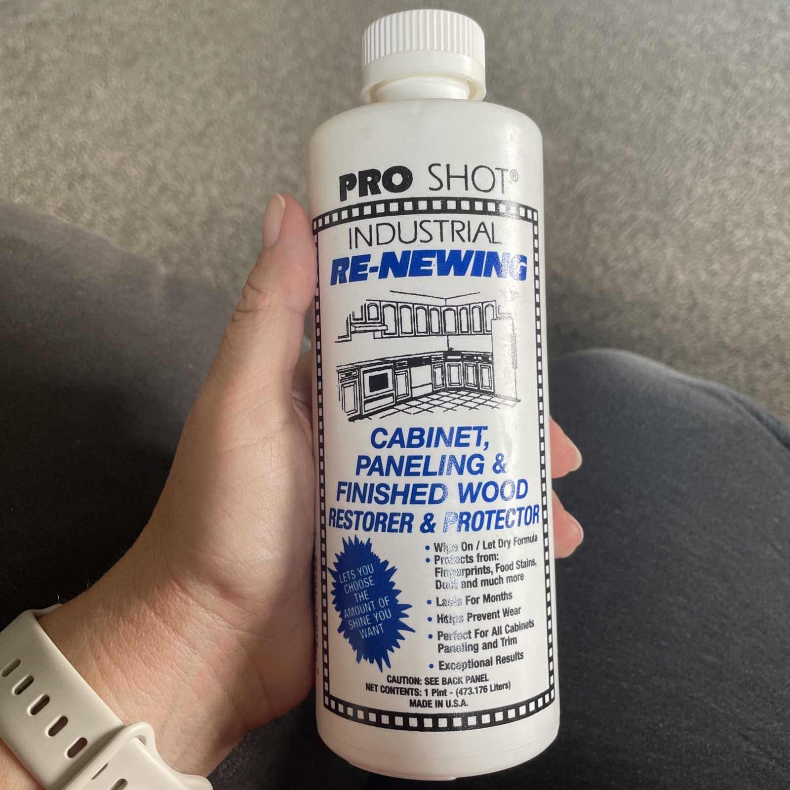 Pro Shot Re-Newing Cabinets, Paneling, & Finished Wood Restorer Rare Sealed