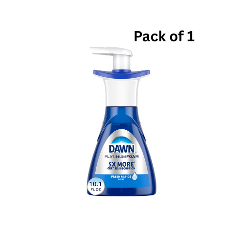 Dawn Ultra Platinum Foam Dishwashing Foam, Fresh Rapids Scent, 10.1 fl oz