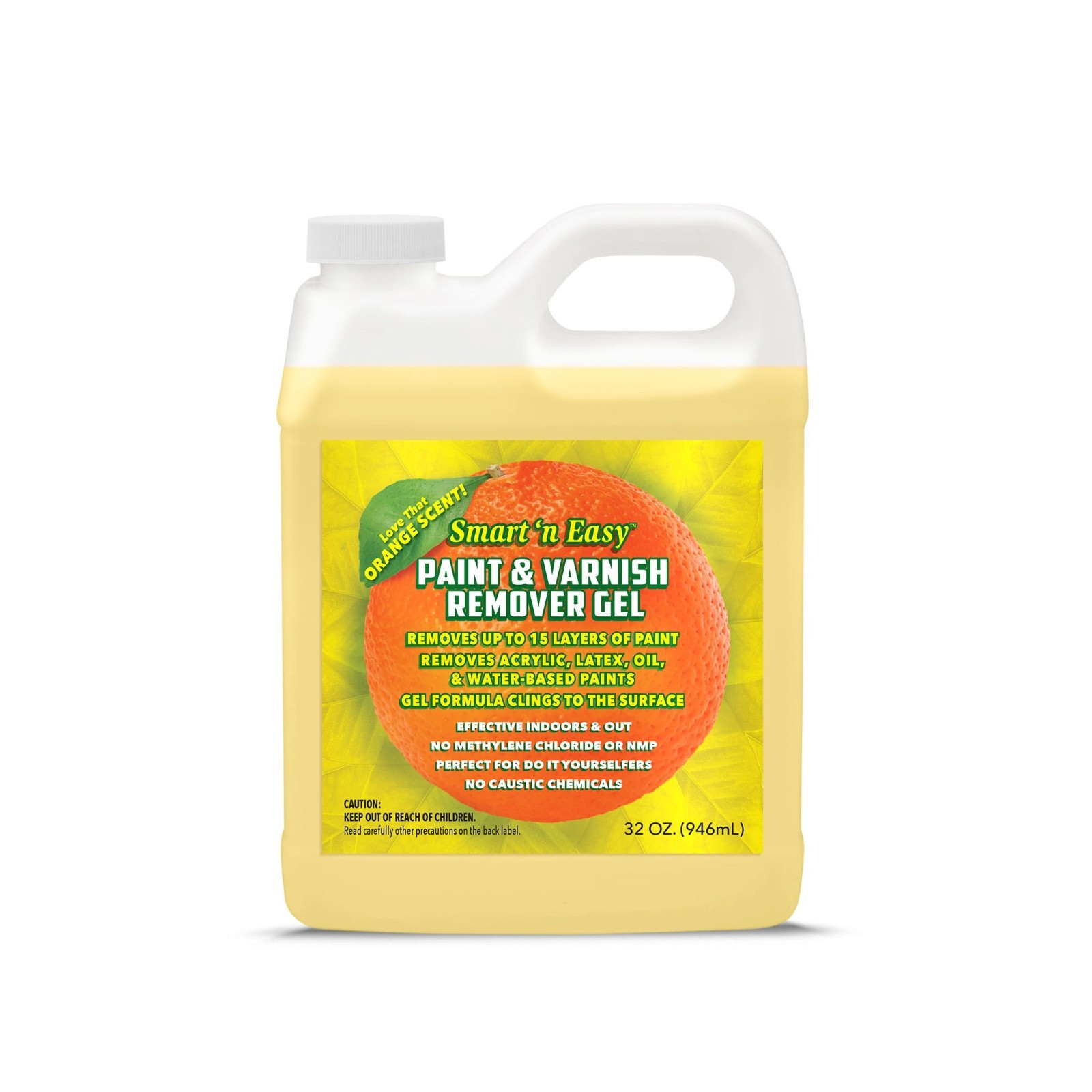 Paint & Varnish Remover Gel – DIY Friendly, Strips Acrylic, Latex, Oil & Water-B