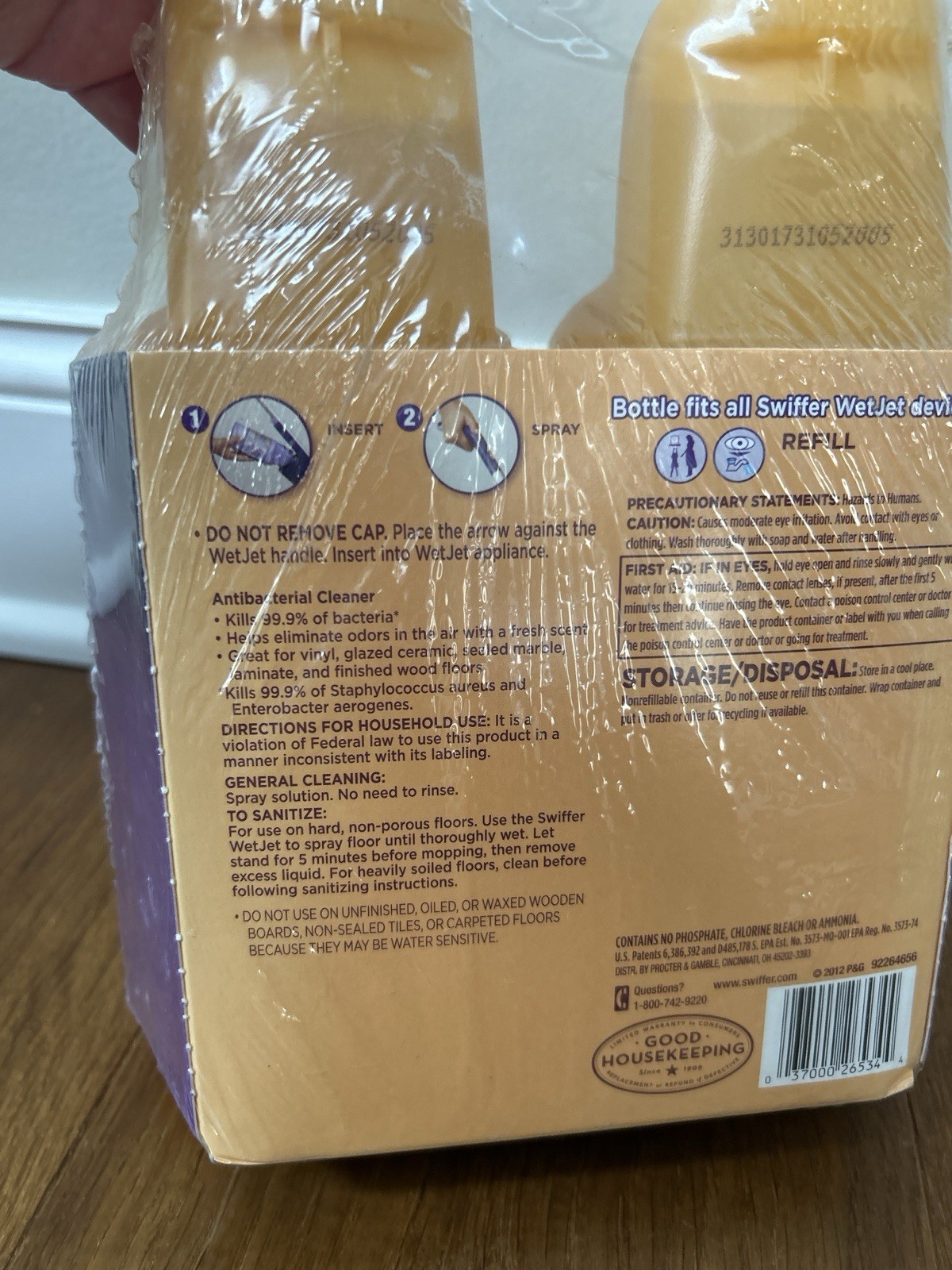 Swiffer Wet Jet Floor Cleaner Refill CITRUS & LIGHT 2 Pk 42.2 Ea. Discontinued