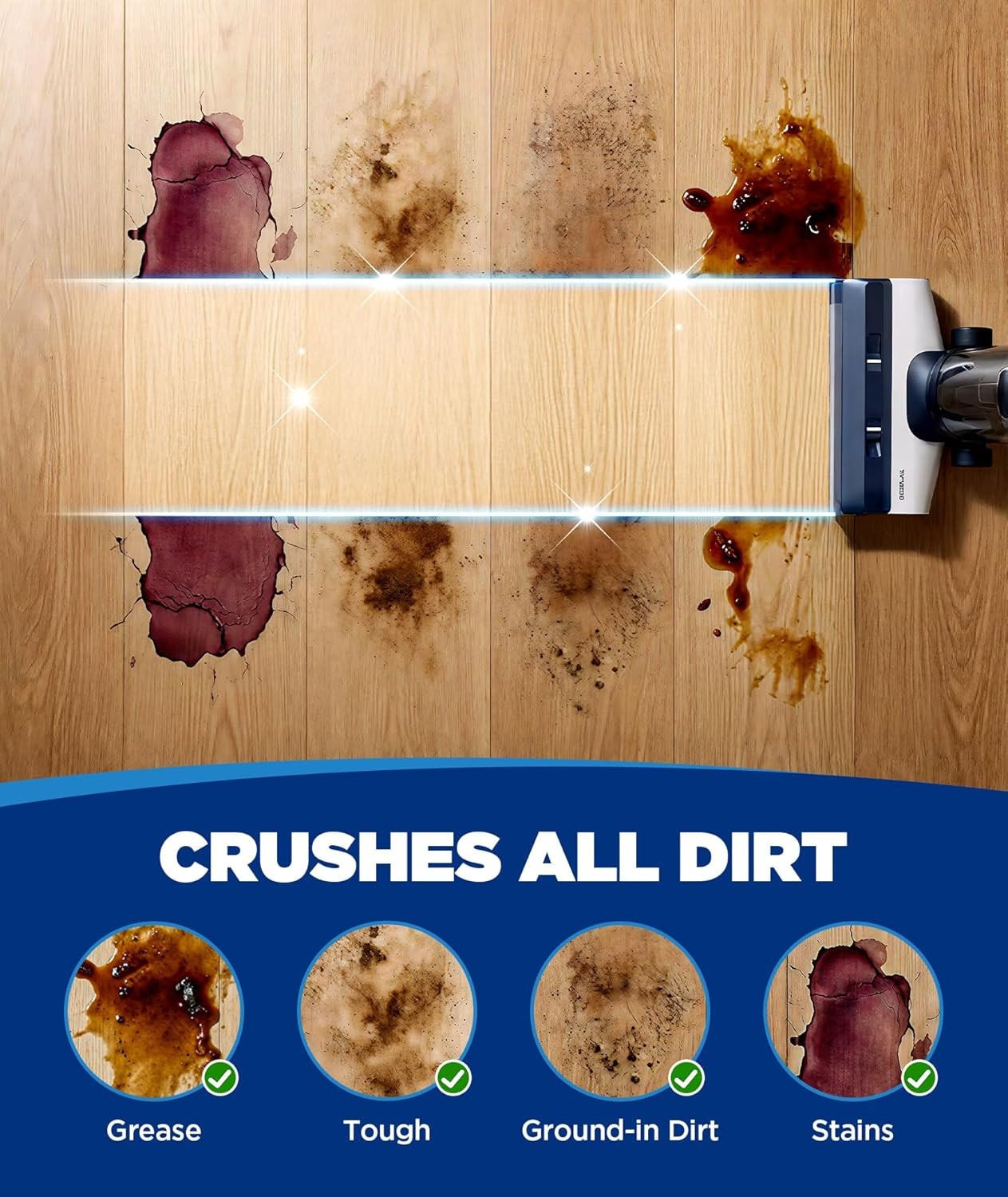 4X Power Floor Cleaning Solution Compatible with Tineco, Deionized Water Multi-H