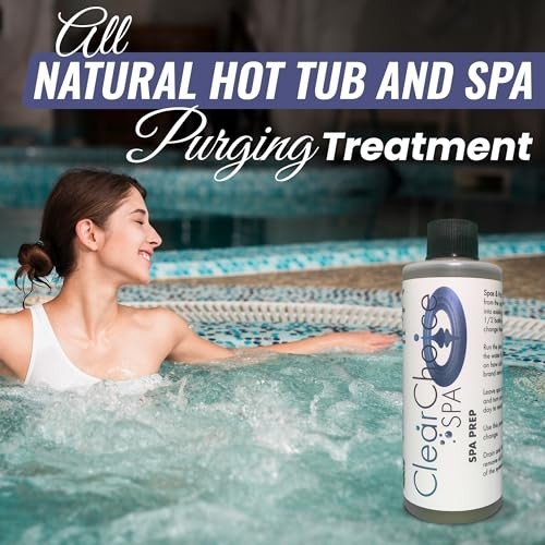 Natural Spa Prep Purging Agent – Eco-Friendly Hot Tub Cleaner, 4 oz – Removes Ch