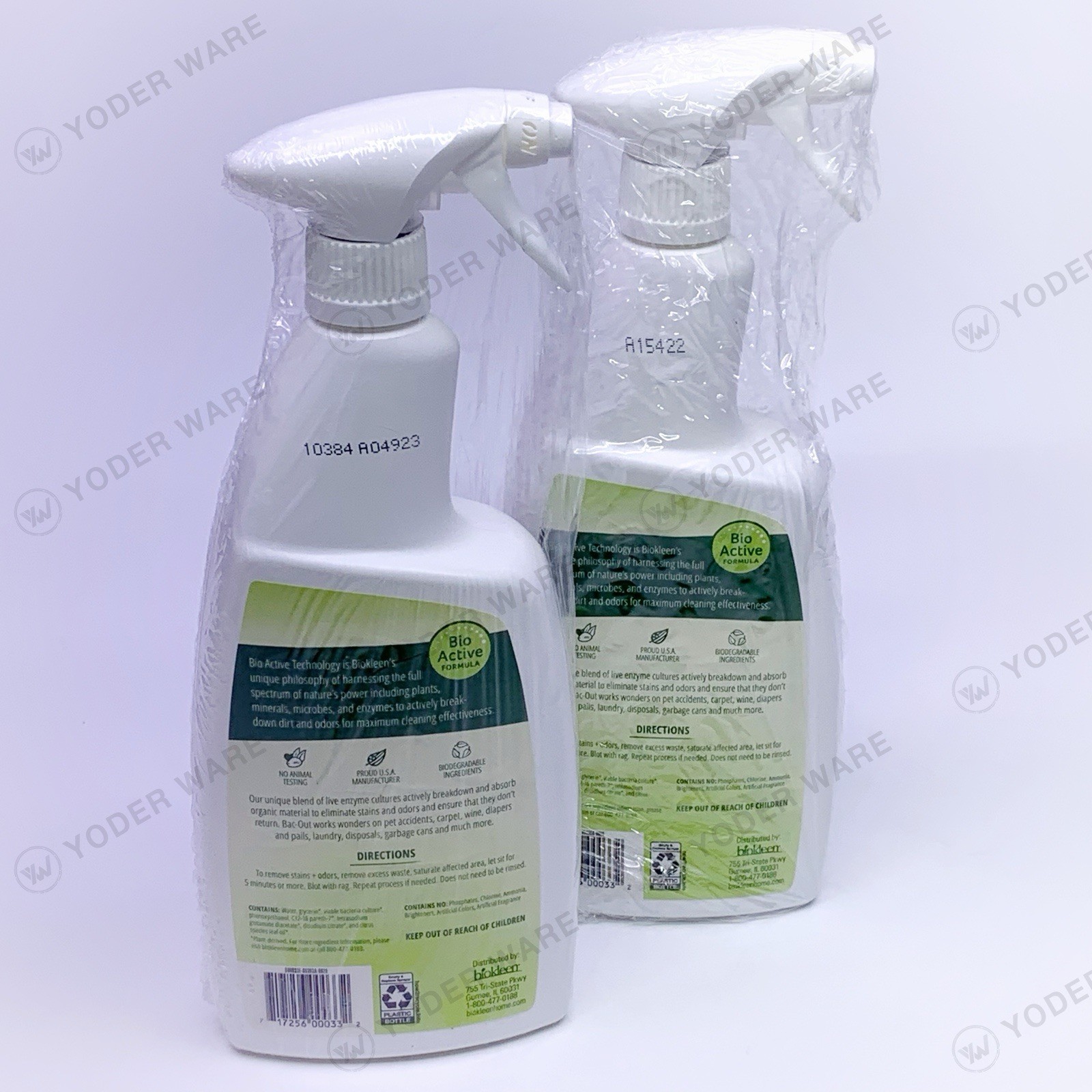 2-Pack Biokleen Bac-Out Carpet Stain + Odor Remover Lime Essence 32 fl oz Spray