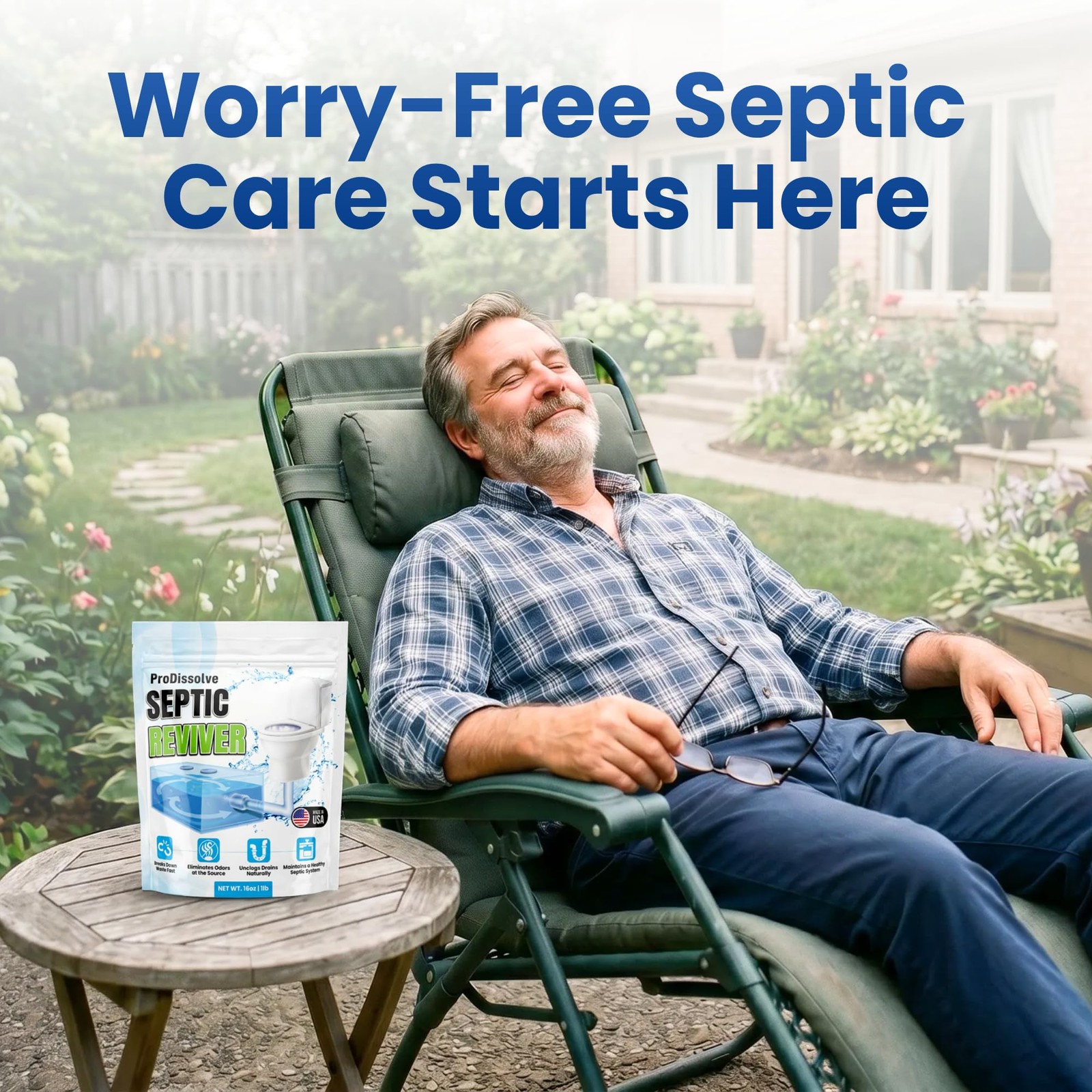 Septic Tank Treatment 1 lb, Up to 15 Treatments | 1 Year Supply – Septic Tank…