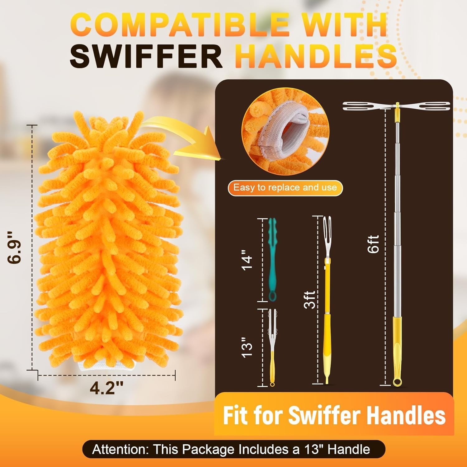 Duster Refill for 360 Dusters Heavy Duty Refills Reusable Duster Kit