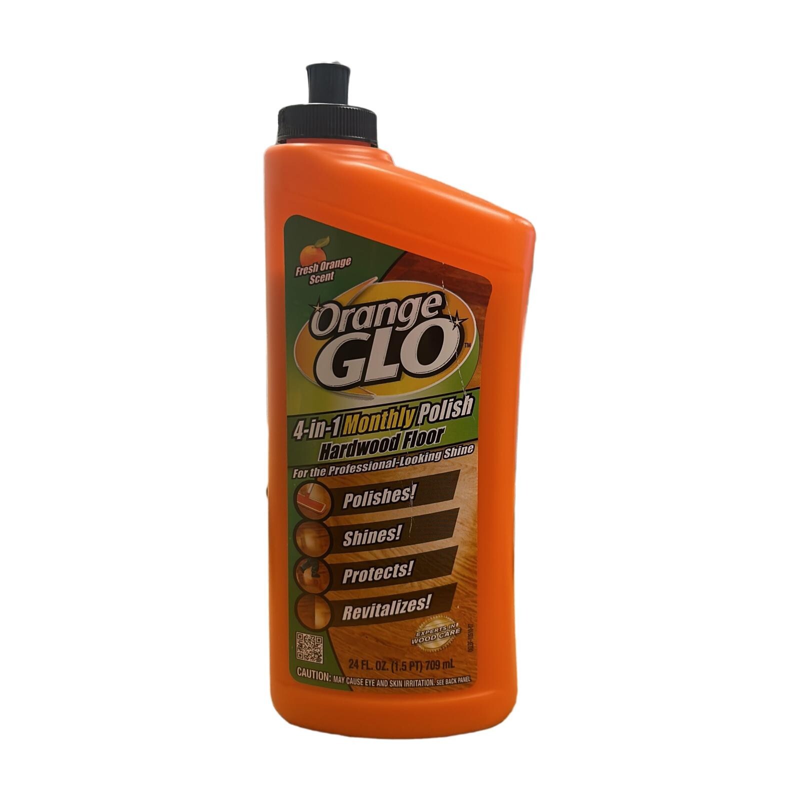 Orange Glo Fresh Orange Scent 4-in-1 Monthly Polish Hardwood Floor, 24 Fl. Oz.
