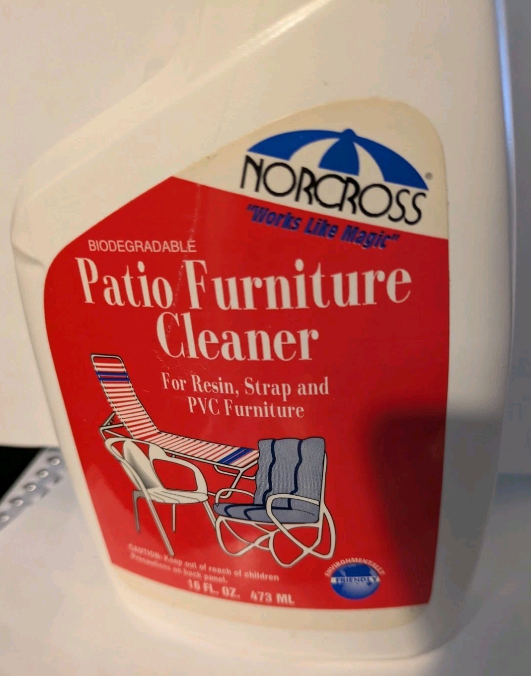 Norcross Biodegradable Patio Furniture Cleaner For Resin, Strap, & PVC