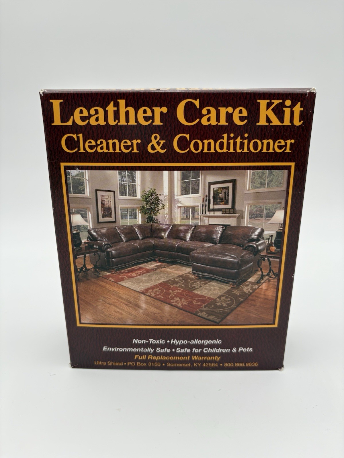 Ultra Shield Leather Care Kit Cleaner & Conditioner New