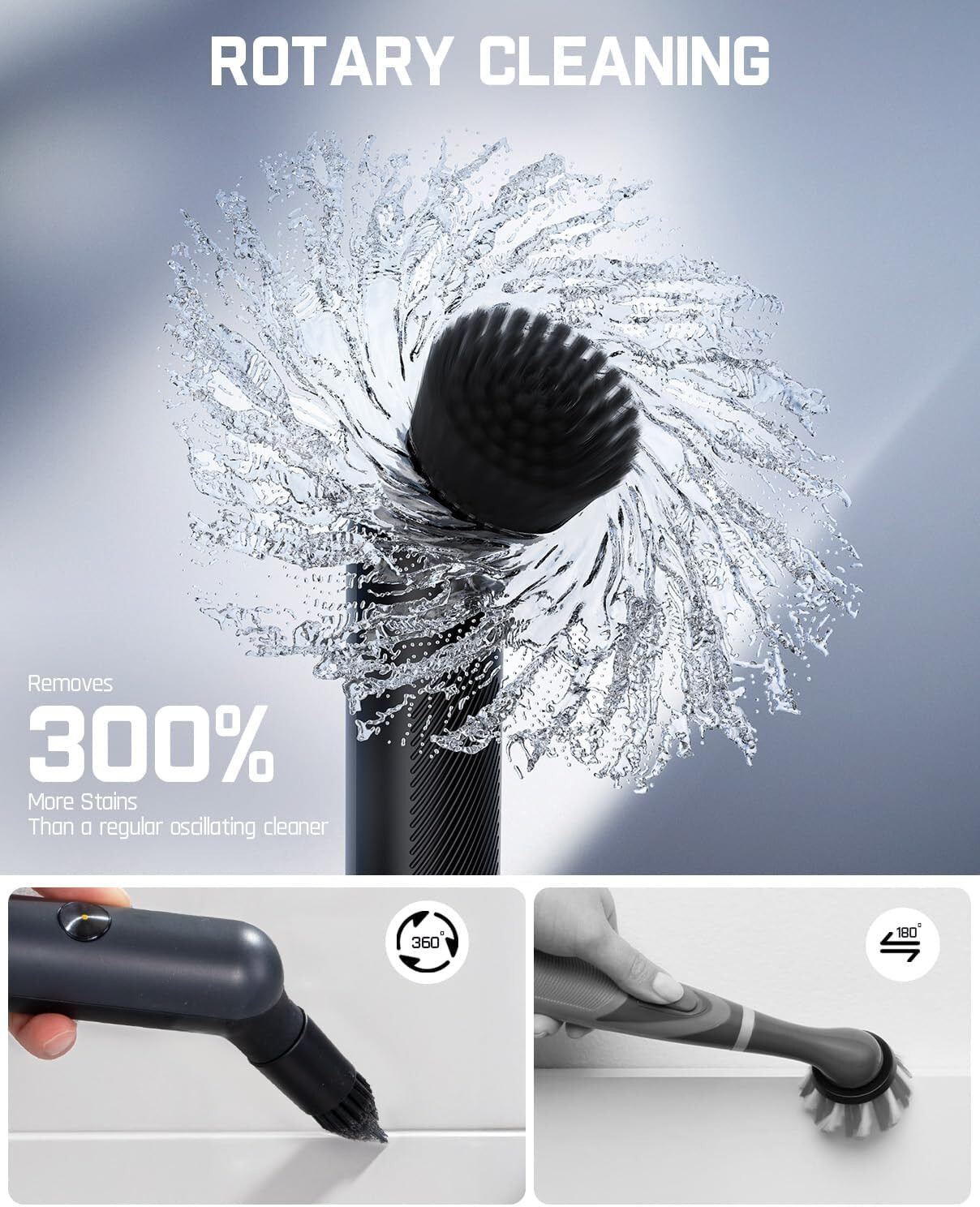 🔥Fanttik G9 Nano Electric Spin Scrubber Cordless Power Grout Brush Type-C NWT🔥