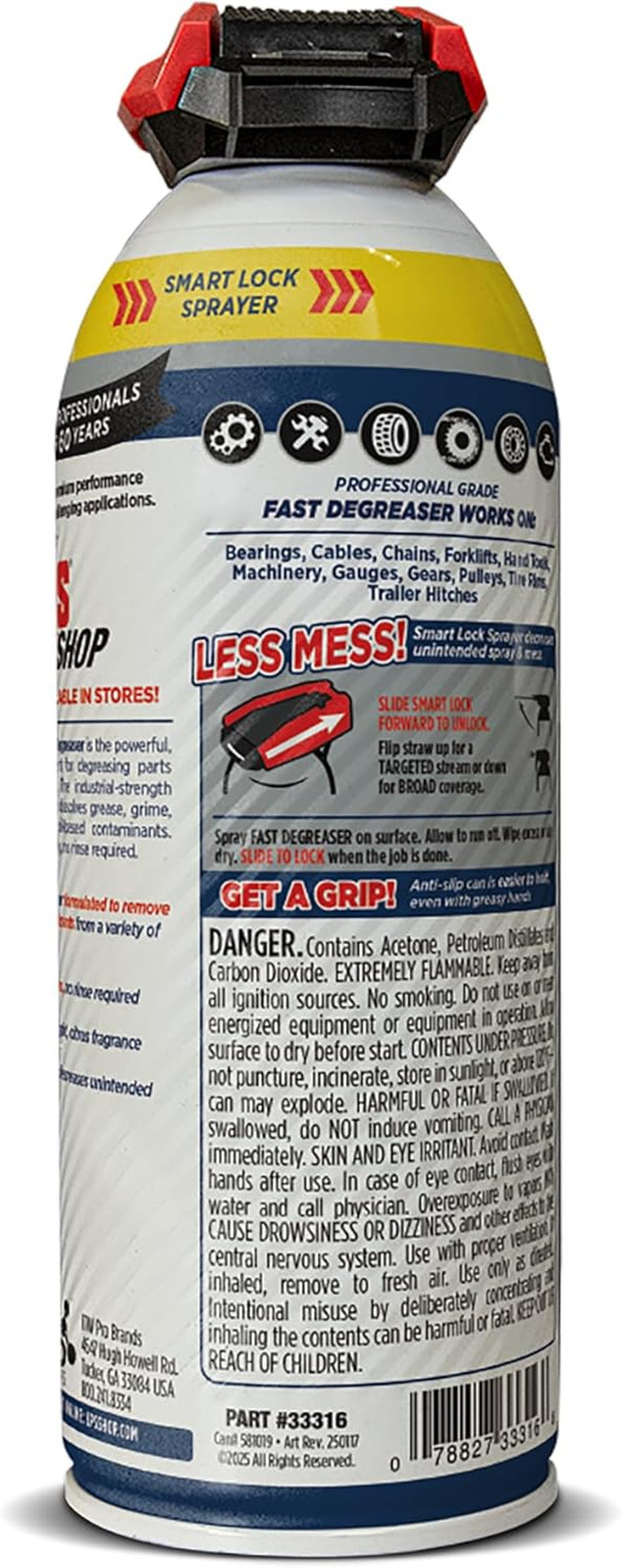 Shop Fast Degreaser Removes Grease Oil Grime Fast-Acting Solvent Degreasing