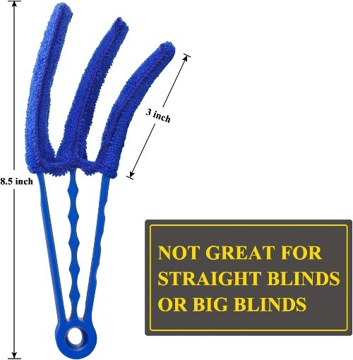 Window Blind Cleaner Duster Brush with 5 Microfiber Sleeves – Cleaner Tools for