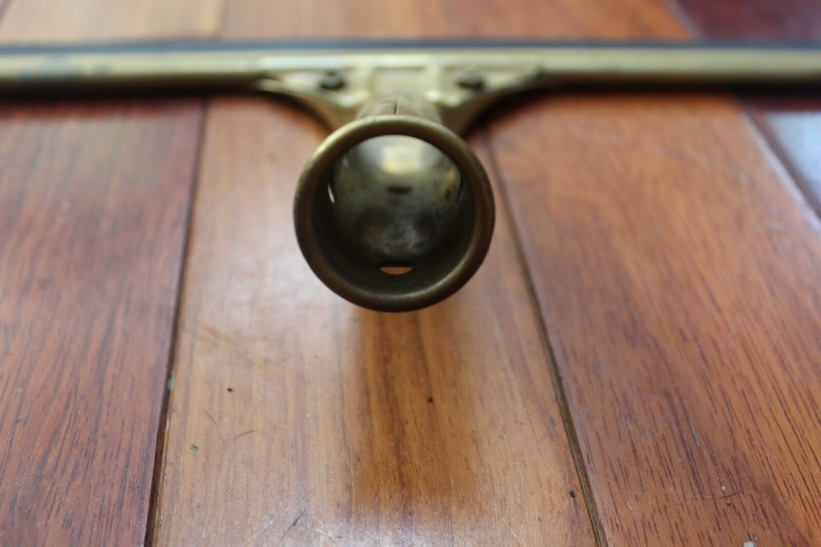 Vintage 17-1/2″ Brass ETTORE Master Squeegee, Made in Oakland, CA, USA