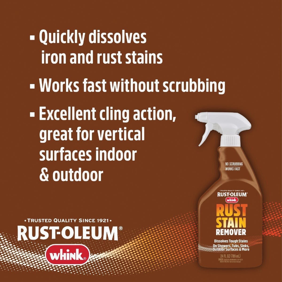 Whink 24 Oz. Rust Stain Remover Foaming Spray 349944 Whink 349944 020066446888
