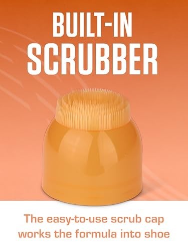 Foam Shoe Cleaner 9 Oz Deep Cleaning Spray Scrub Cap Applicator Fresh Scent