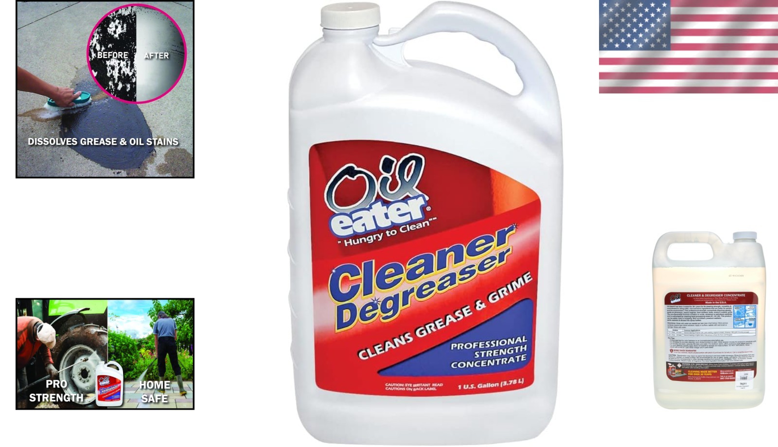 Ultra Concentrated 1 Gallon Cleaner – Dissolves Oil, Grease, & Heavy-Duty Stains