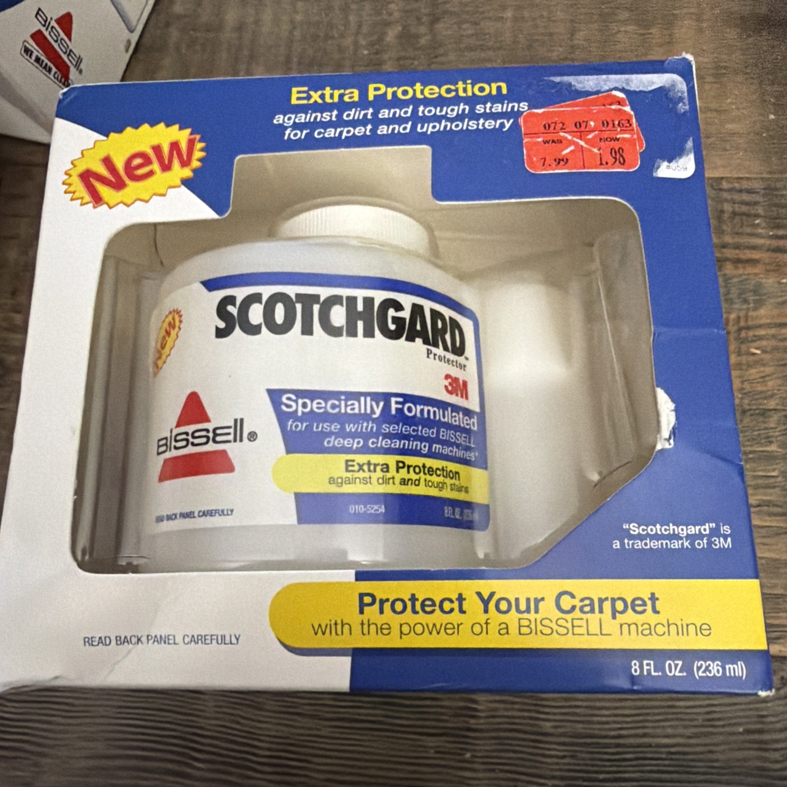 3 PKS. BISSELL SCOTCHGARD 3M EXTRA PROTECTION / CARPET, RUG, UPHOLSTERY ETC. 8OZ